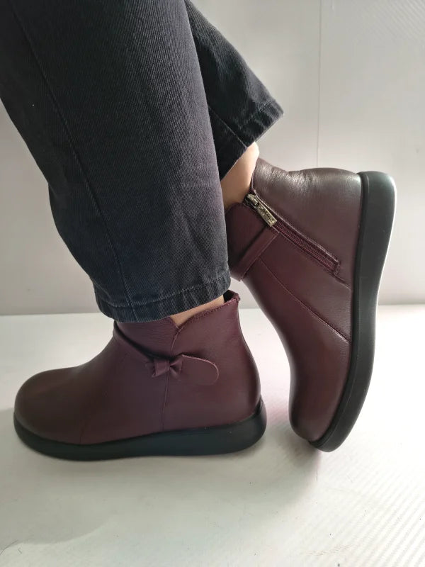 GHETE CASUAL DAMA PASS 970003D 23-N BORDO - imagine 3