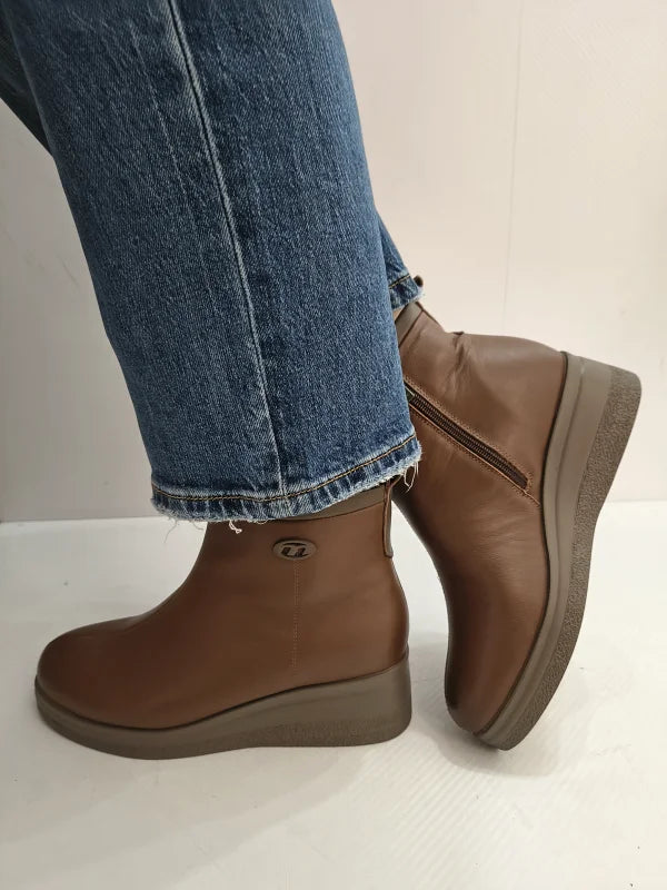 GHETE CASUAL DAMA PASS 970010C 02-N MARO - imagine 3