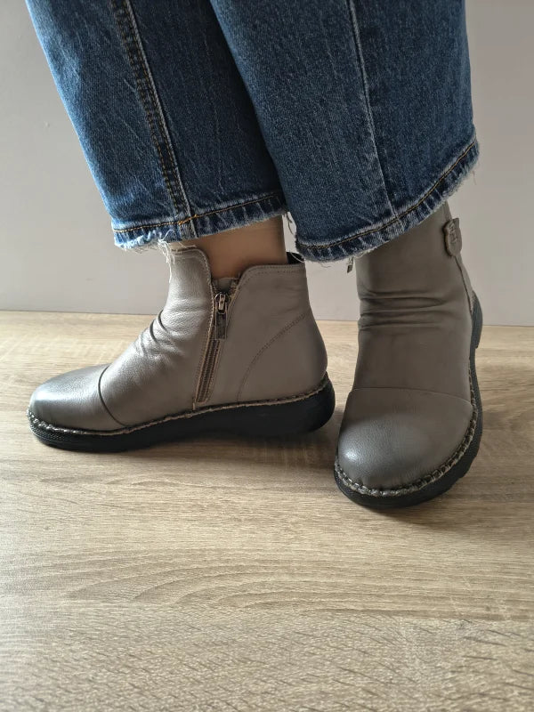 GHETE CASUAL DAMA PASS 870027D 14-N GRI - imagine 2