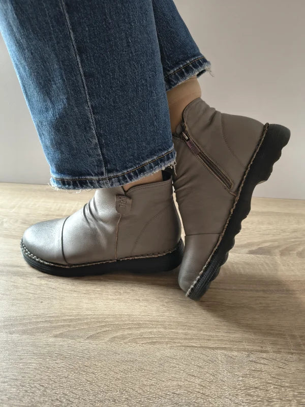 GHETE CASUAL DAMA PASS 870027D 14-N GRI - imagine 3