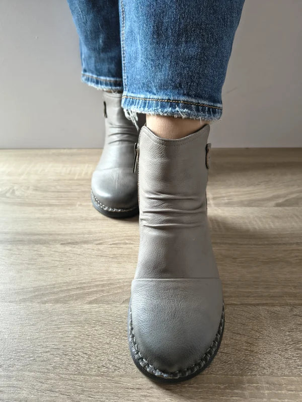 GHETE CASUAL DAMA PASS 870027D 14-N GRI - imagine 4