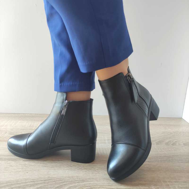 GHETE CASUAL DAMA PASS P1825-28 01-N NEGRE - imagine 2