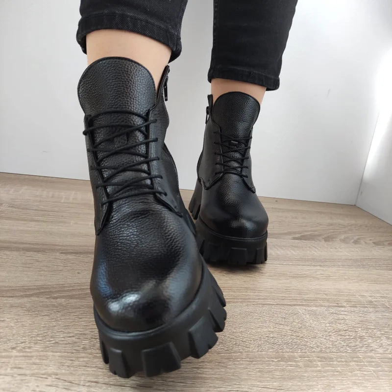 GHETE CASUAL DAMA PERLLA 3454-1 NEGRE BIZONAT - imagine 3