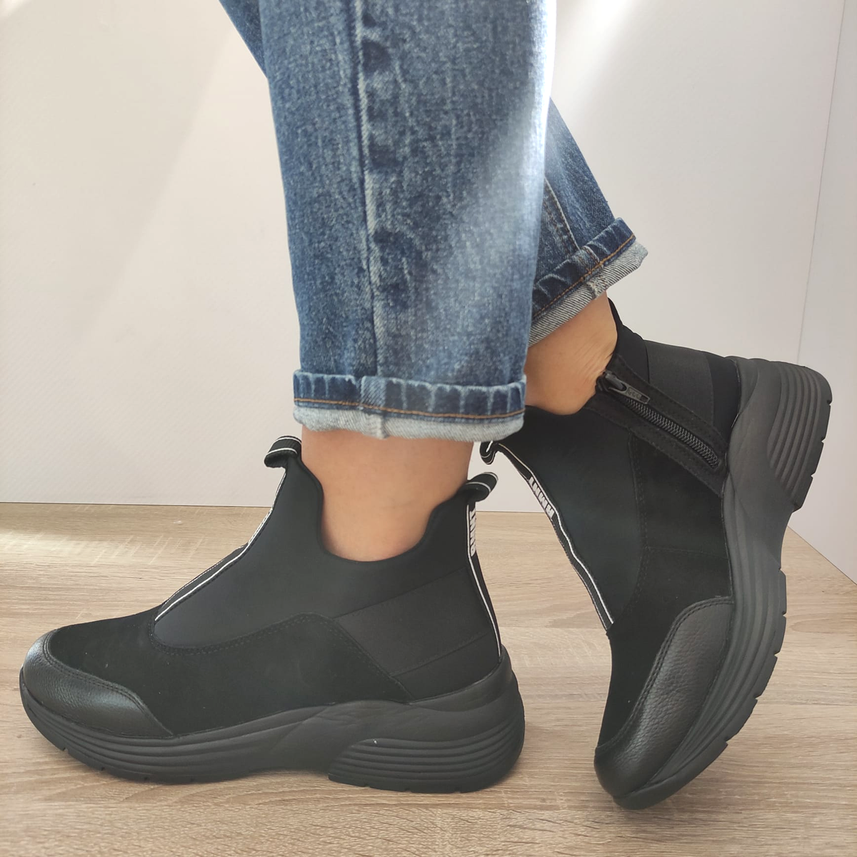 GHETE CASUAL DAMA REMONTE D6670-03 - imagine 2