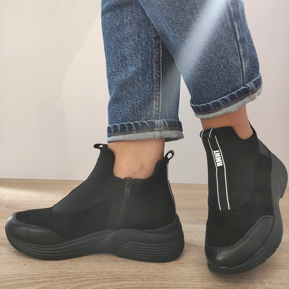 GHETE CASUAL DAMA REMONTE D6670-03 - imagine 3