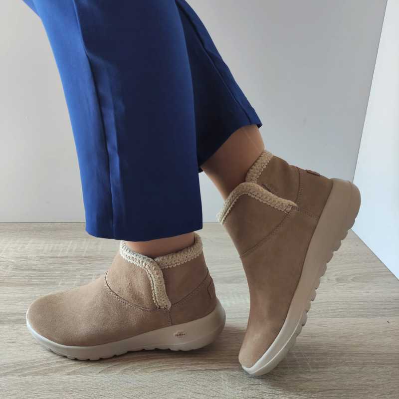 GHETE CASUAL DAMA SKECHERS 144113 TAN - imagine 3