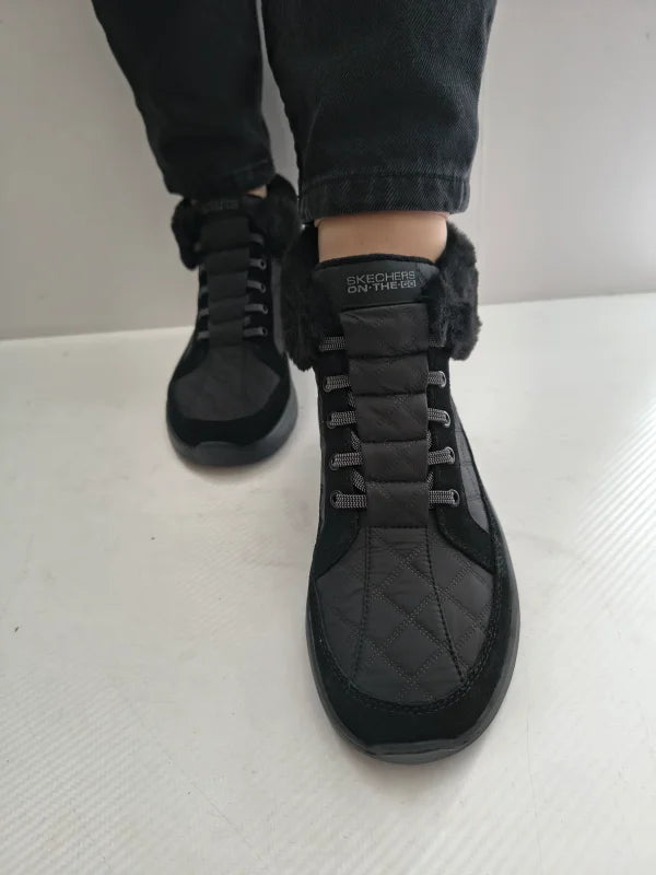 GHETE CASUAL DAMA SKECHERS 144841 BBK - imagine 4
