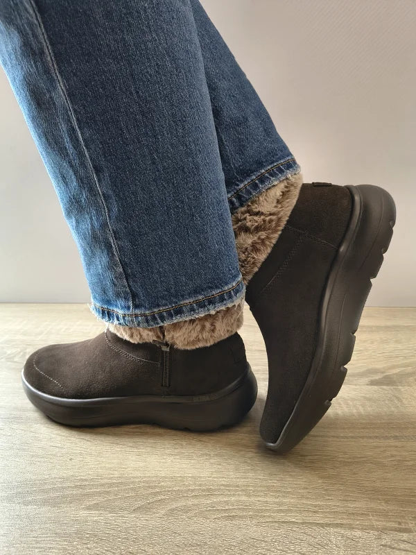 GHETE CASUAL DAMA SKECHERS 144848 CHOC - imagine 3