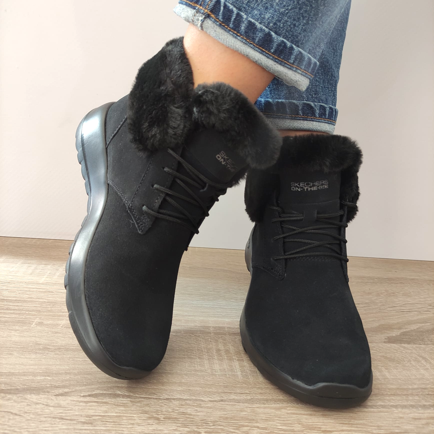 GHETE CASUAL DAMĂ SKECHERS 15506 - imagine 4