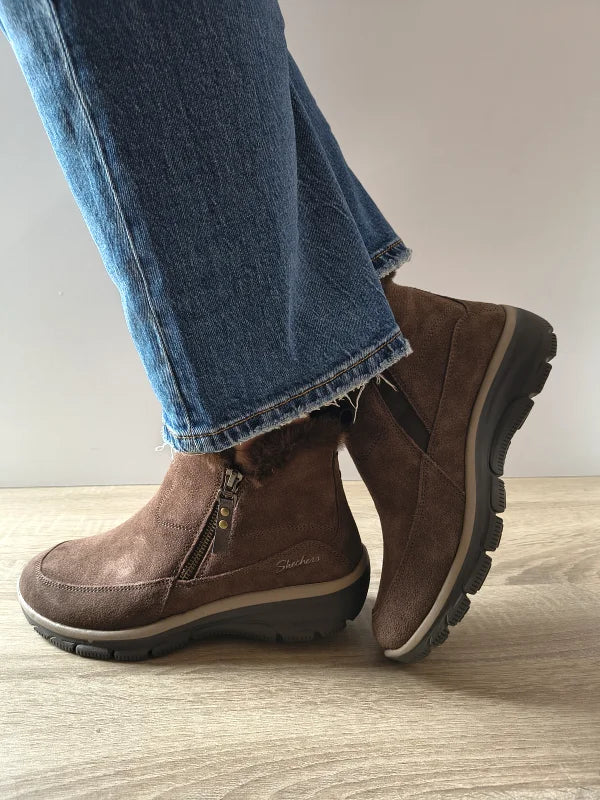 GHETE CASUAL DAMA SKECHERS 167862 CHOC - imagine 3