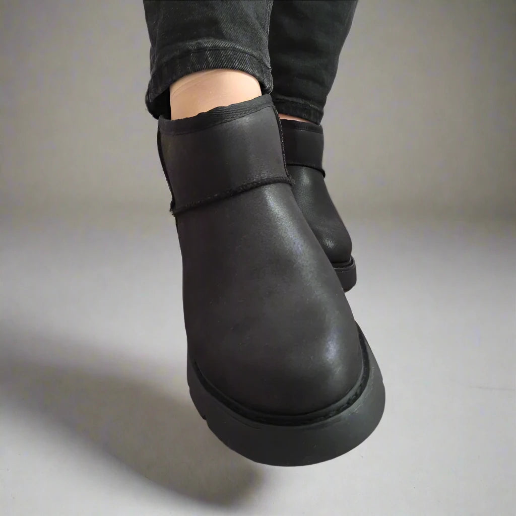 GHETE CASUAL DAMA SKECHERS 169018 BBK - imagine 4