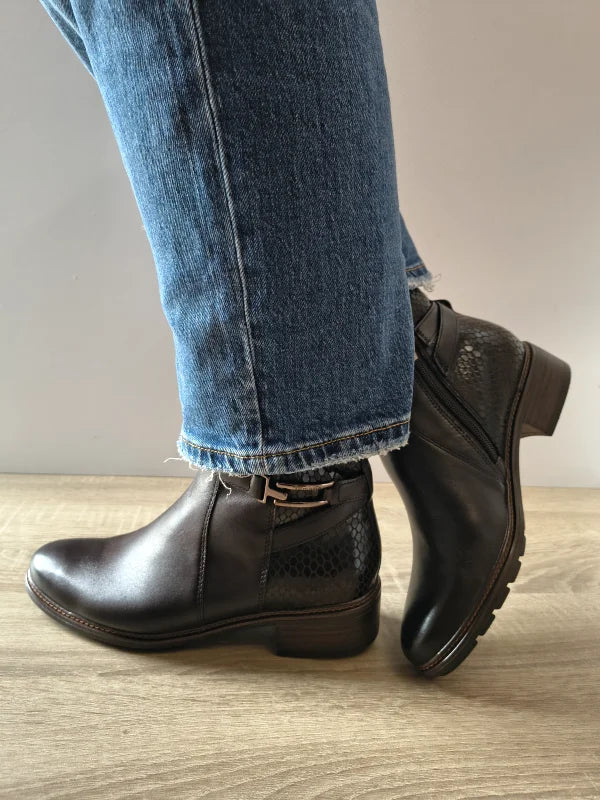 GHETE CASUAL DAMA TAMARIS 25391-45 383 MARO MOCCA - imagine 3