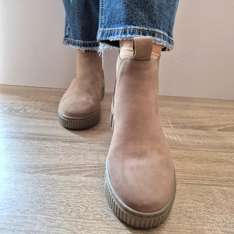 GHETE CASUAL DAMA TAMARIS 25403-43 341 TAUPE - imagine 3