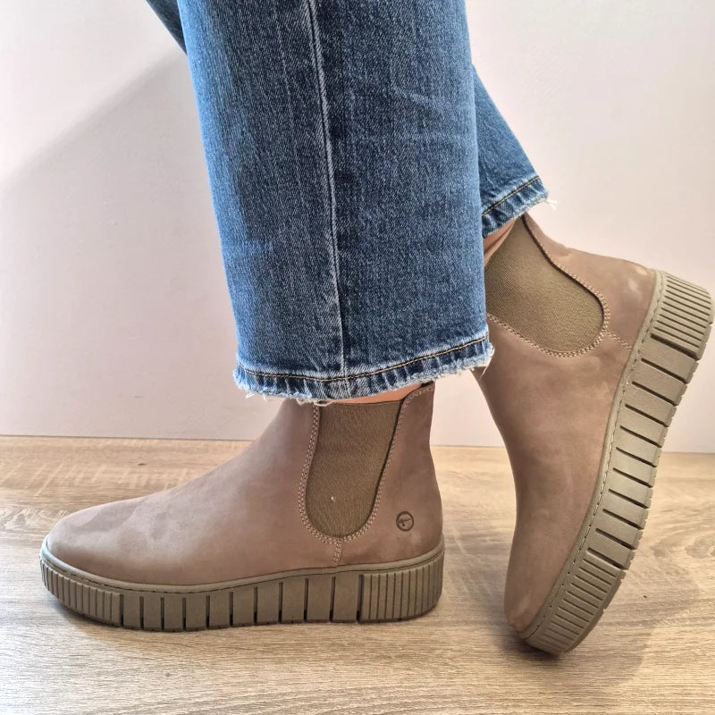 GHETE CASUAL DAMA TAMARIS 25403-43 341 TAUPE - imagine 2