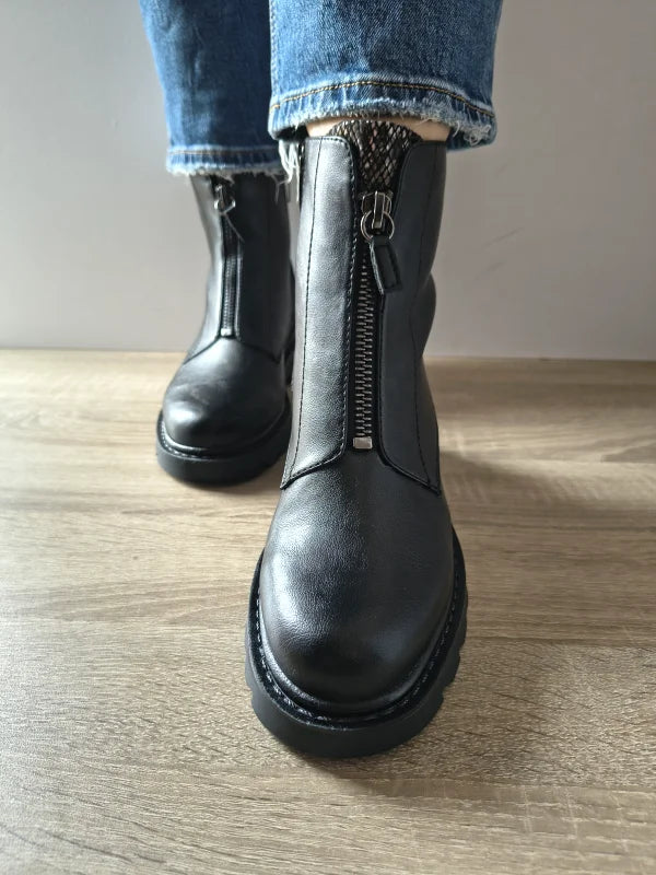 GHETE CASUAL DAMA TAMARIS 25412-45 073 NEGRE - imagine 3