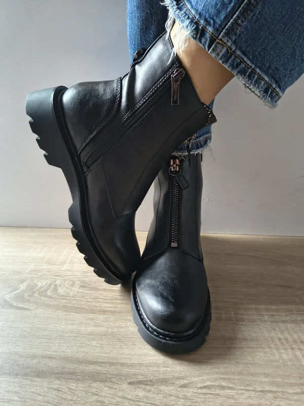 GHETE CASUAL DAMA TAMARIS 25412-45 073 NEGRE - imagine 4
