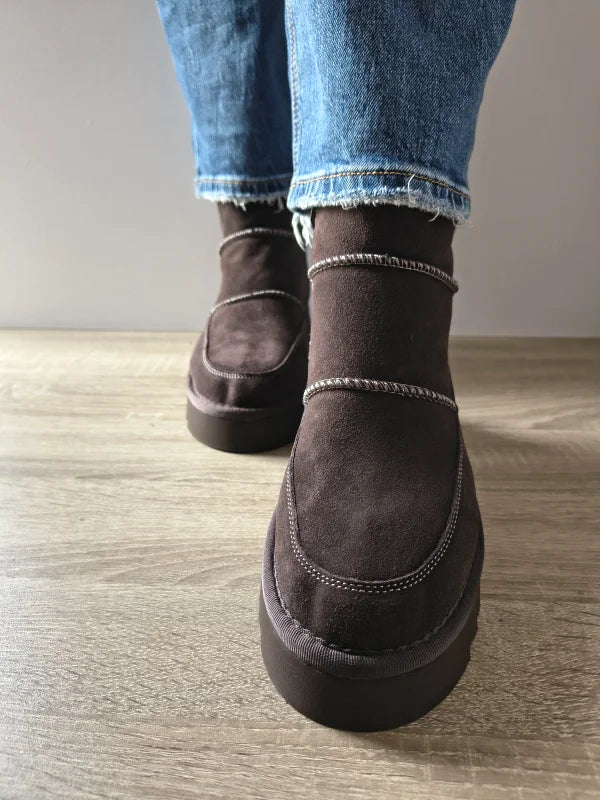 GHETE CASUAL DAMA TAMARIS 26478-45 304 MARO VELUR - imagine 4