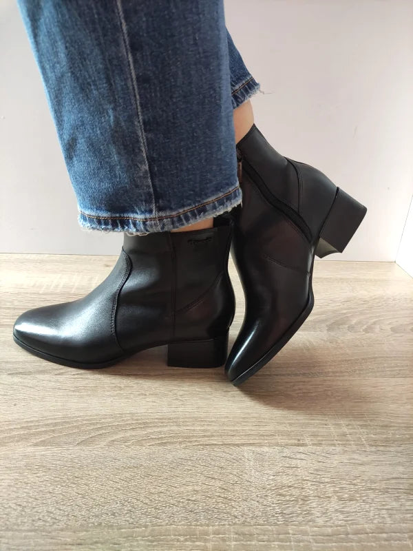 GHETE CASUAL DAMA TAMARIS COMFORT 85300-45 NEGRE - imagine 2