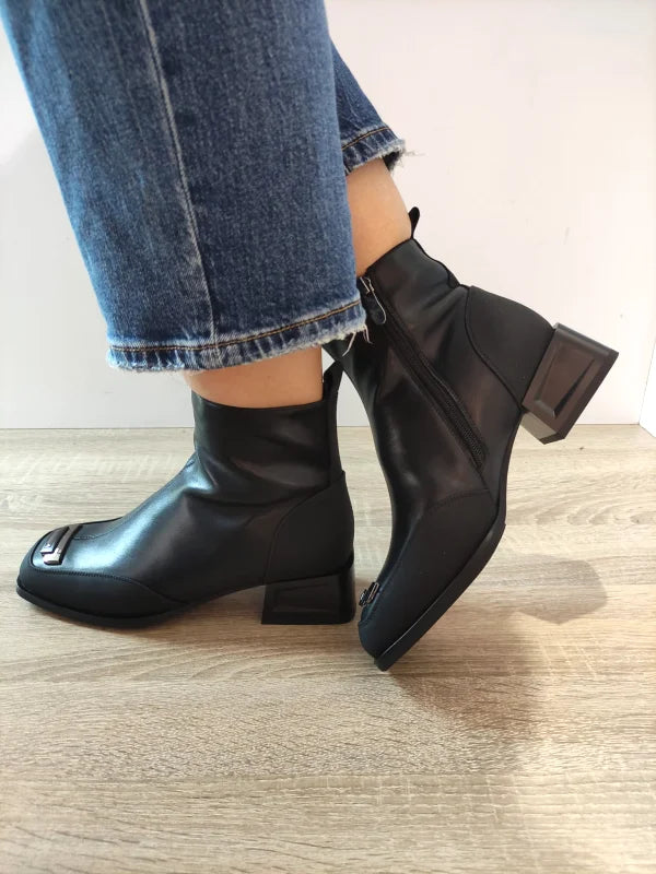 GHETE ELEGANTE DAMA ANNA VIOTTI D105-5488R NEGRE - imagine 2