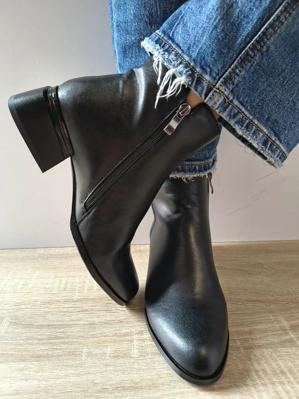 GHETE ELEGANTE DAMA ANNA VIOTTI GAW2501-N NEGRE - imagine 4