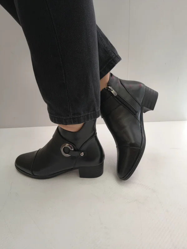 GHETE ELEGANTE DAMA DOGATI 017 350 NEGRE - imagine 2