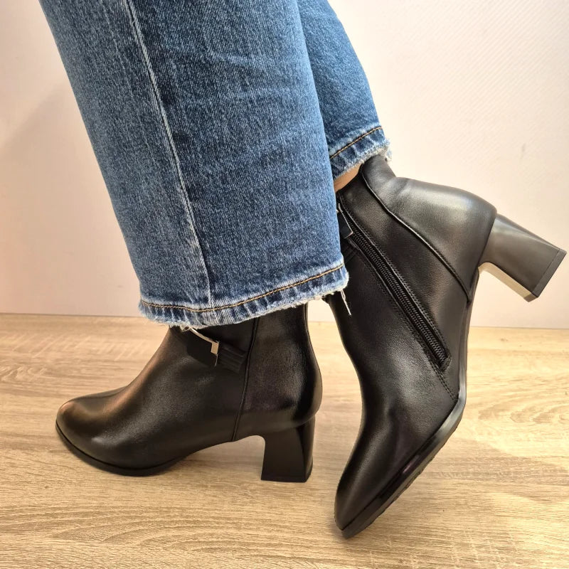 GHETE ELEGANTE DAMA FORMAZIONE 2350-60 NEGRE - imagine 2