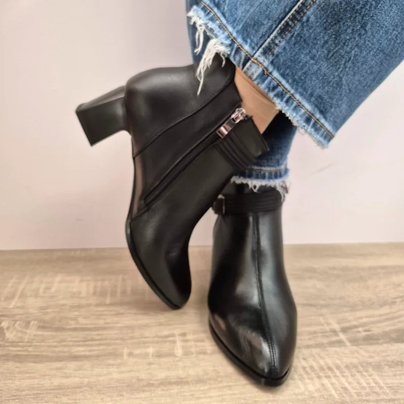 GHETE ELEGANTE DAMA FORMAZIONE 2350-60 NEGRE - imagine 4