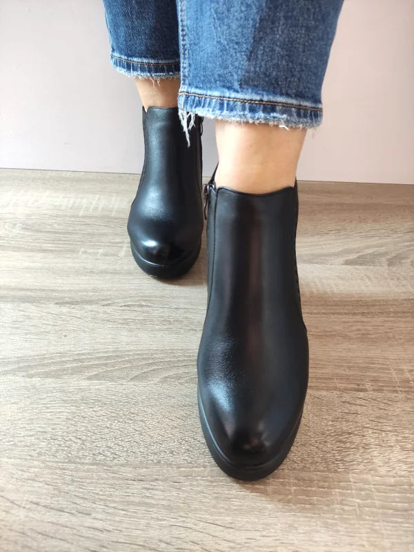 GHETE ELEGANTE DAMA FORMAZIONE 67-18 NEGRE - imagine 4