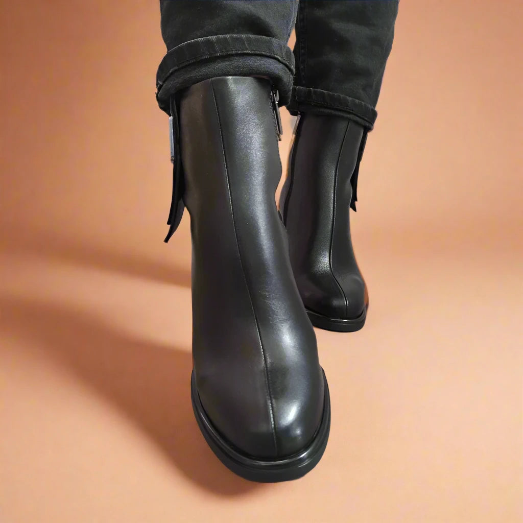GHETE ELEGANTE DAMA JOSE SIMON K2086-122 NEGRE - imagine 3