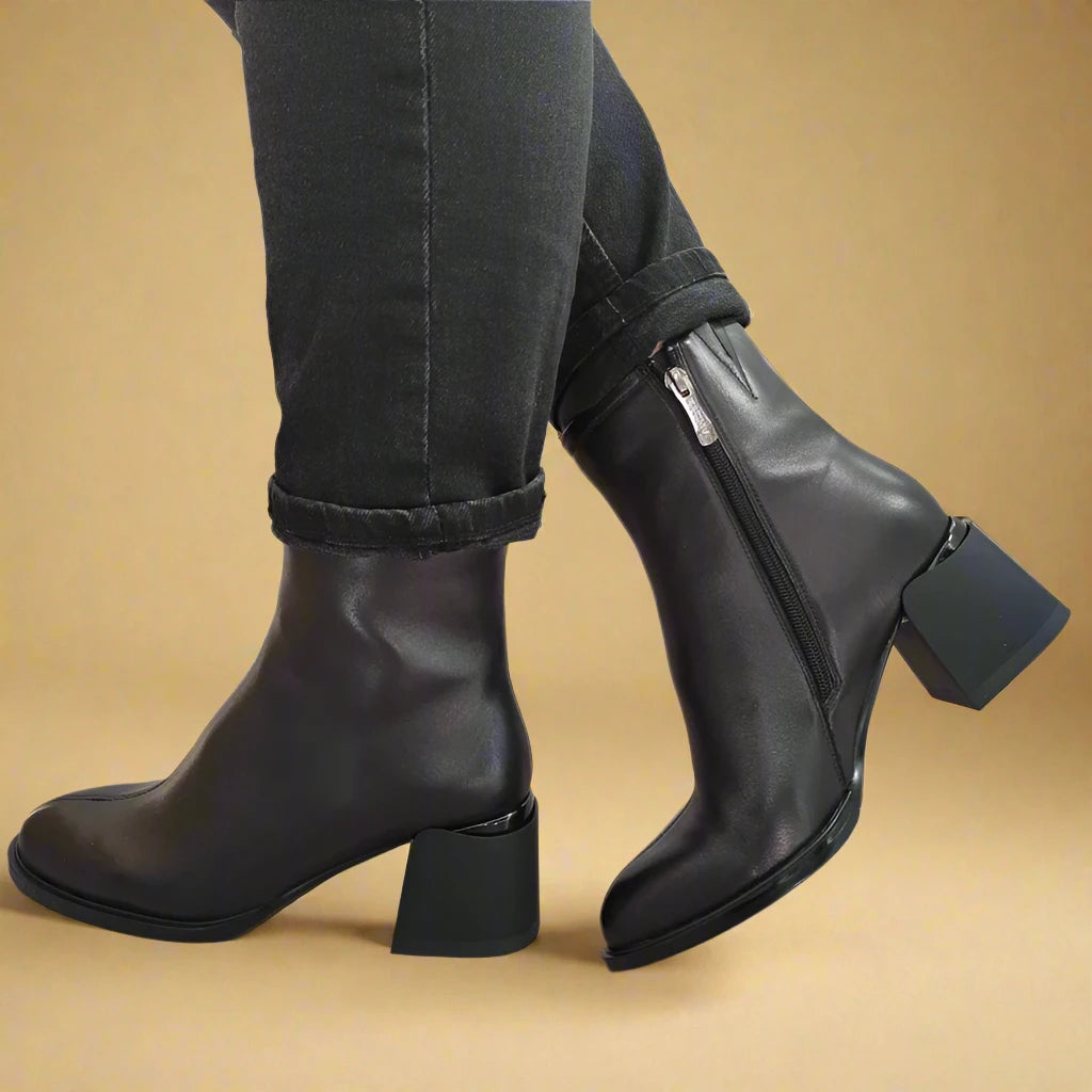 GHETE ELEGANTE DAMA KARISMA 50005 01-N NEGRE - imagine 2