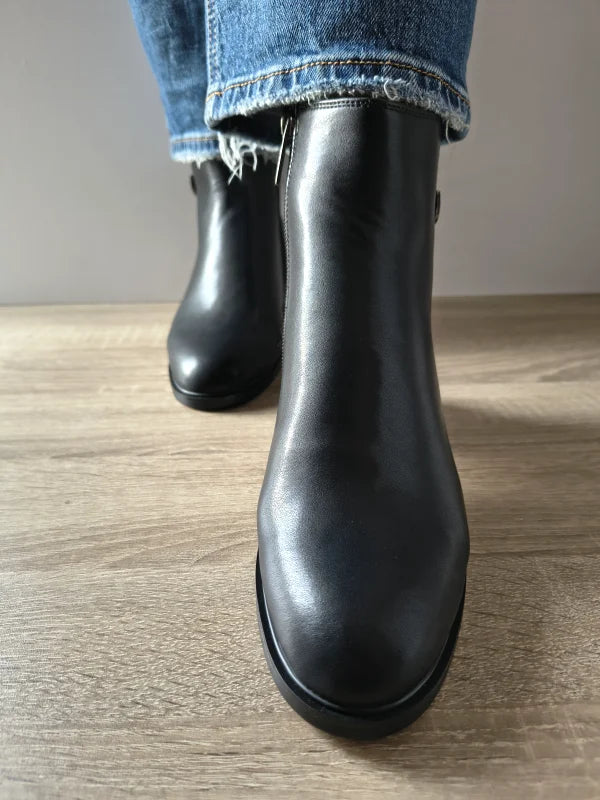 GHETE ELEGANTE DAMA PASS 5653-V1891 NEGRE - imagine 3