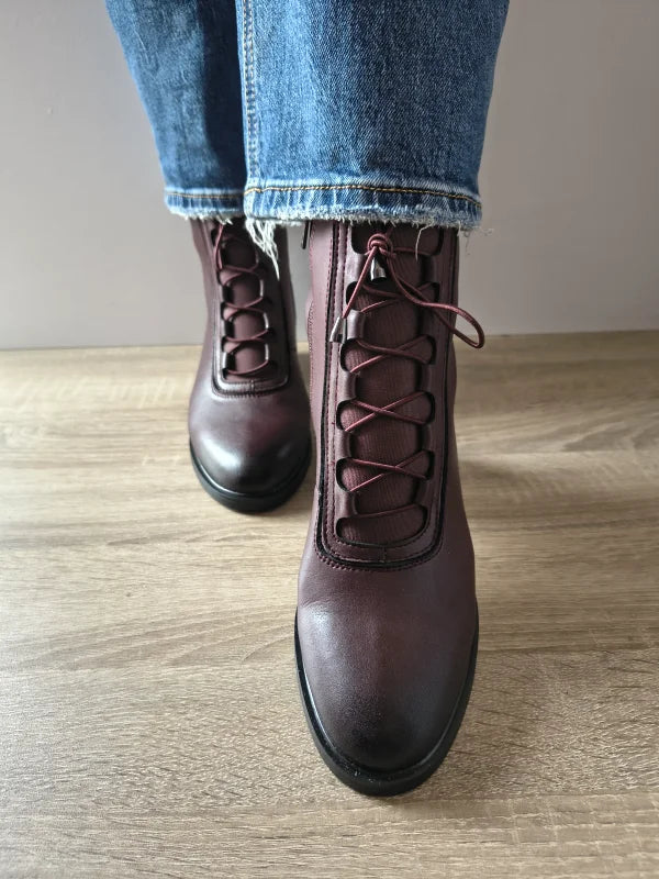 GHETE ELEGANTE DAMA PASS 70009B 23-N BORDO - imagine 3