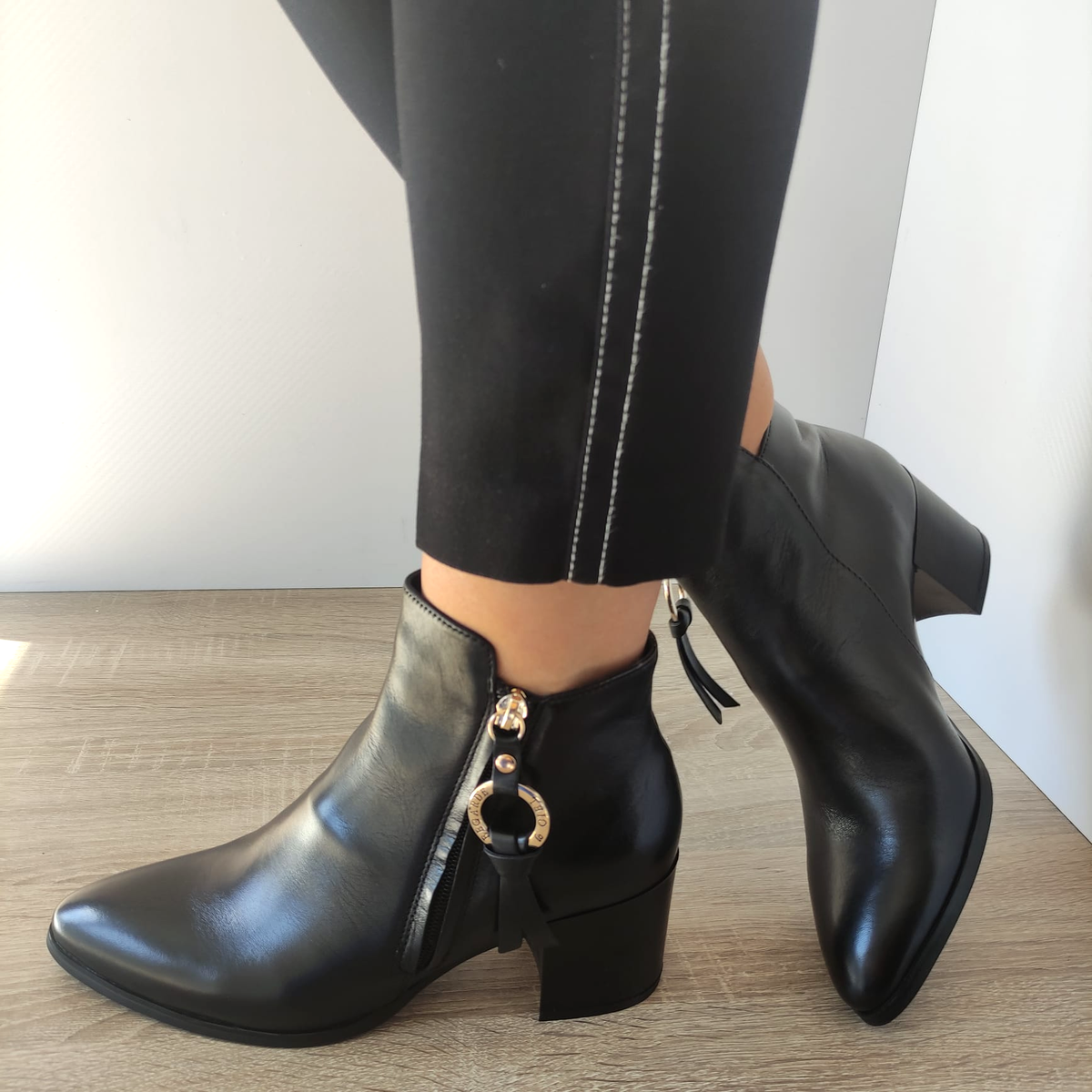 GHETE ELEGANTE DAMA REGARDE TAYLOR-01 2696 NEGRE - imagine 2