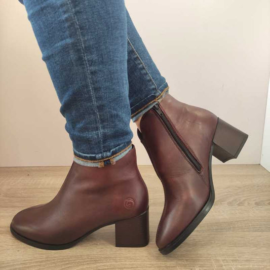 GHETE ELEGANTE DAMA REMONTE D0V81-35 BORDO