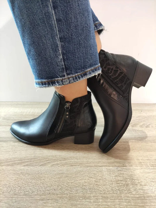 GHETE ELEGANTE DAMA REMONTE R5172-00 NEGRE