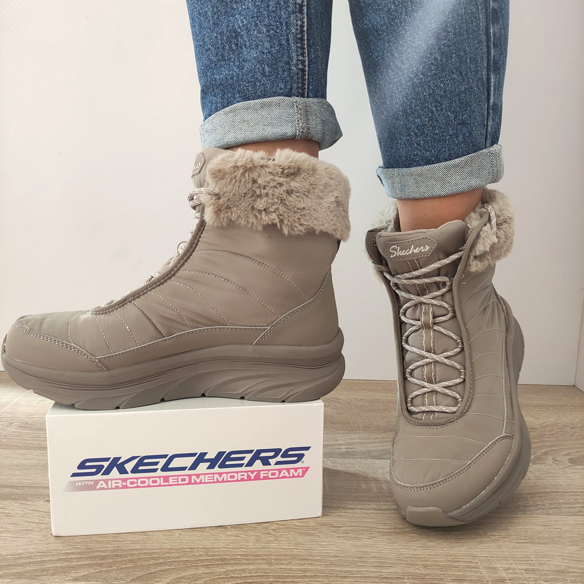 GHETE SPORT DAMA SKECHERS 167388 - imagine 6