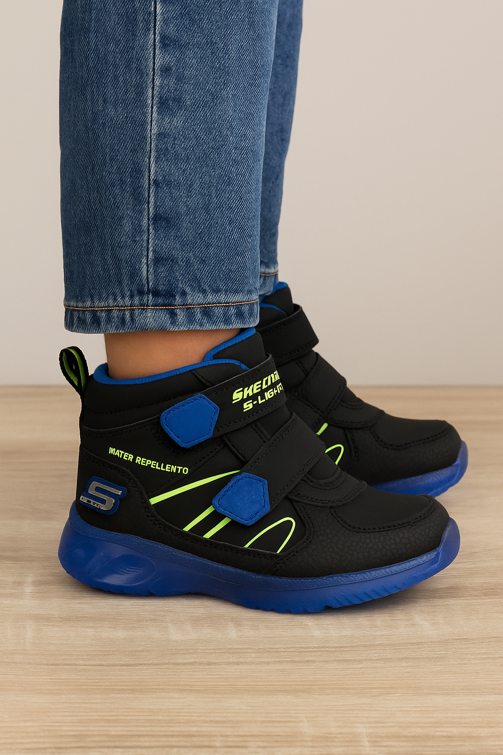 GHETE COPII SKECHERS 407613N BBLM