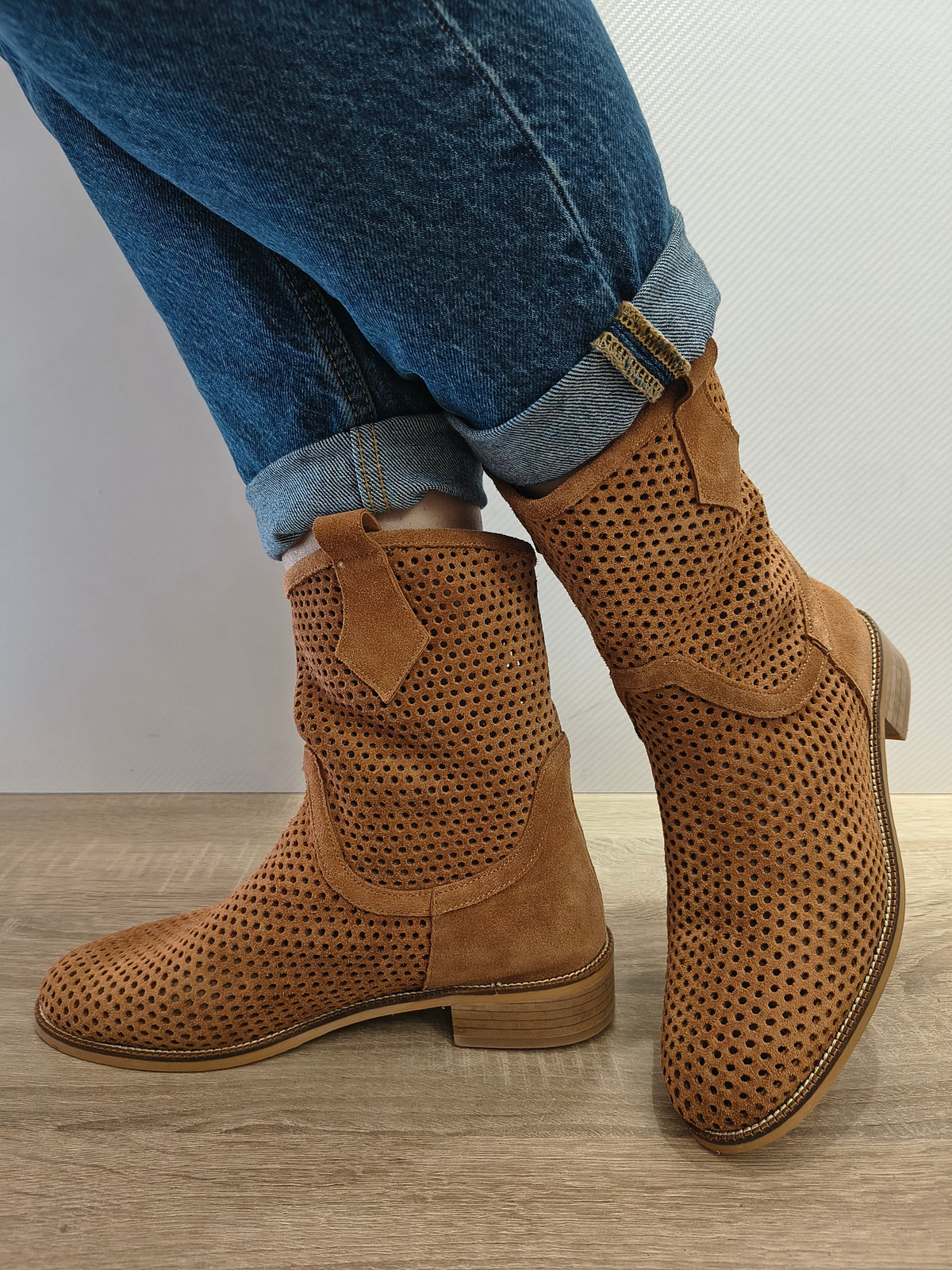 GHETE ELEGANTE DAMA DOGATI 095 3952-13 CAMEL - imagine 2