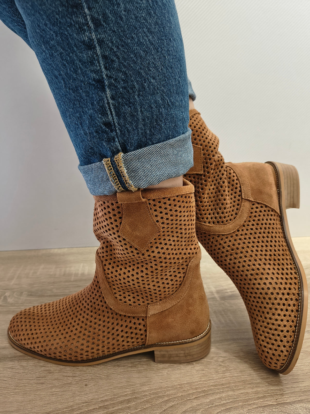 GHETE ELEGANTE DAMA DOGATI 095 3952-13 CAMEL - imagine 3