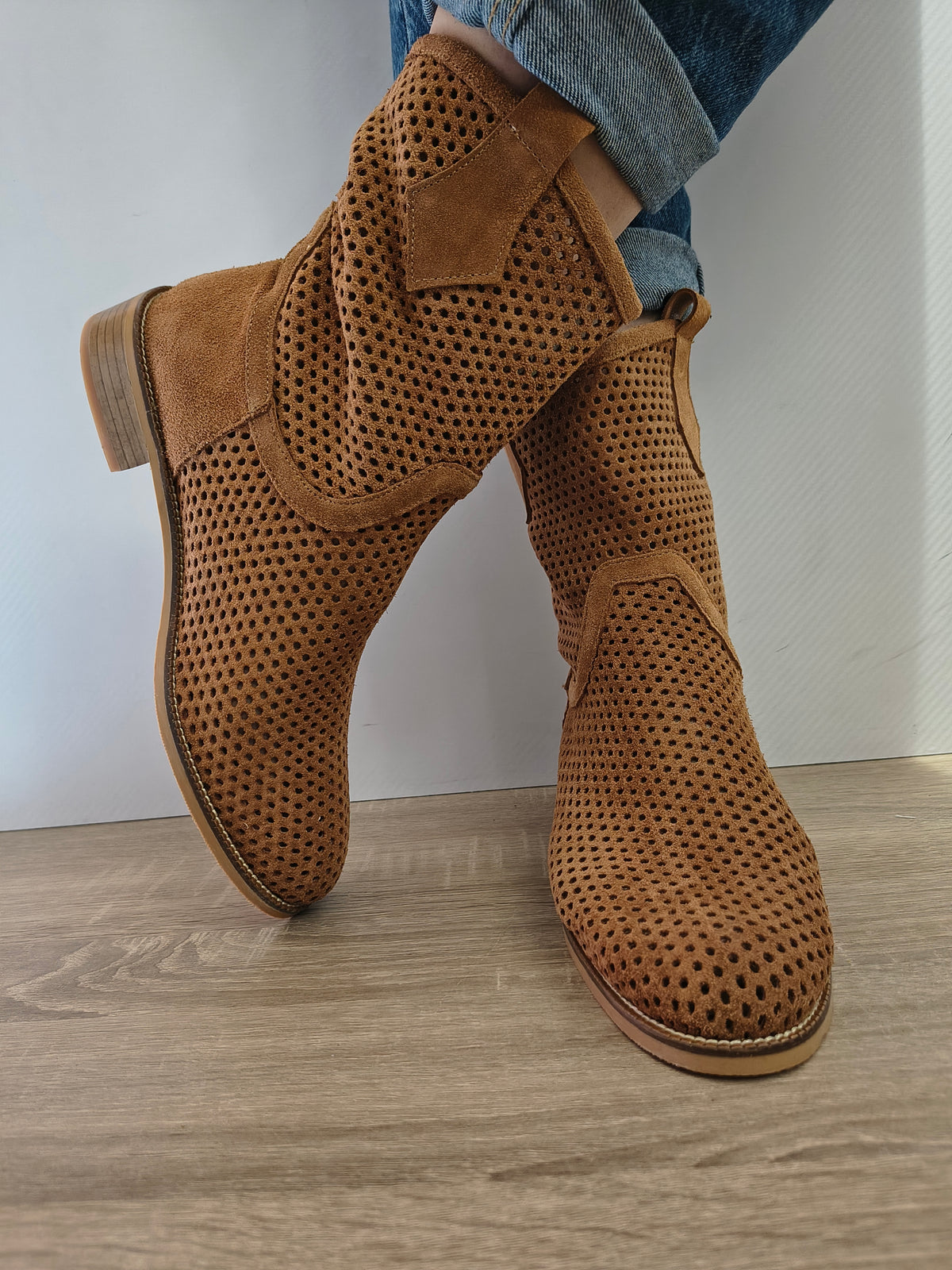 GHETE ELEGANTE DAMA DOGATI 095 3952-13 CAMEL - imagine 5