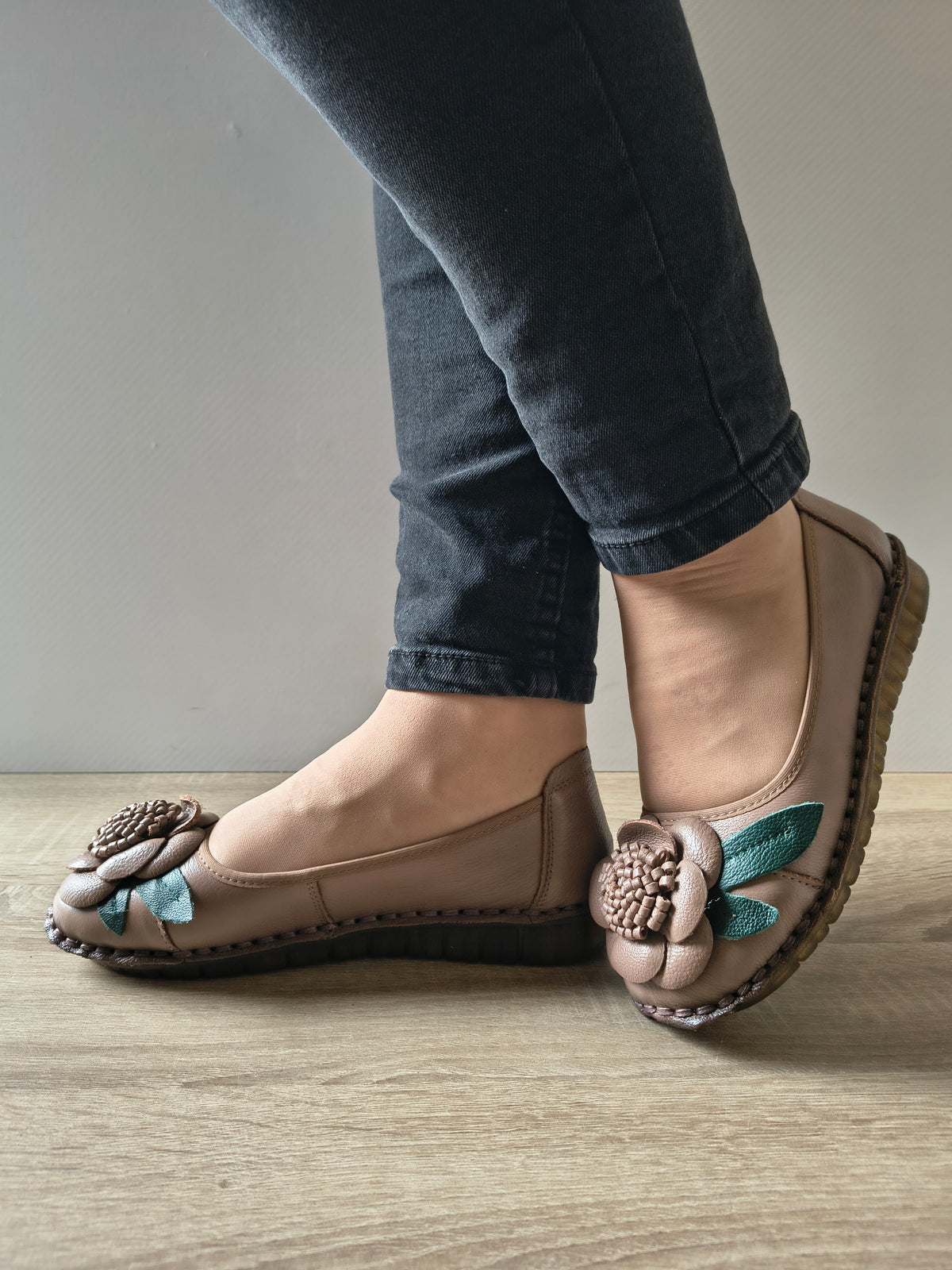 PANTOFI CASUAL DAMA FORMAZIONE 1817-6 APRICOT - imagine 2