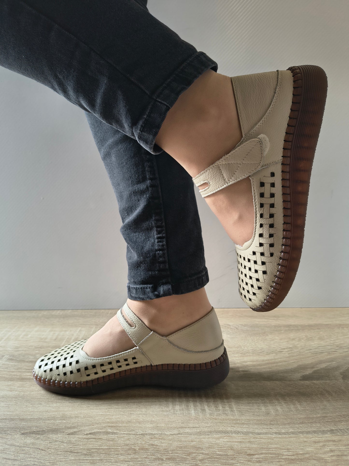 PANTOFI CASUAL DAMA FORMAZIONE 9682 CREM