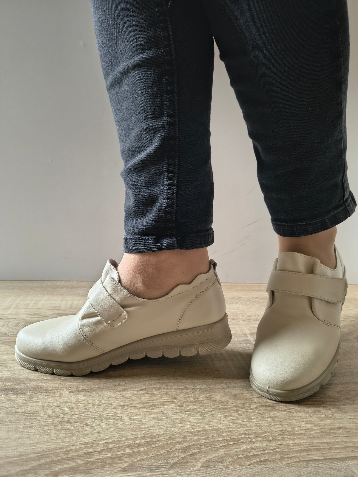PANTOFI CASUAL DAMA FORMAZIONE 251074 CREM - imagine 2