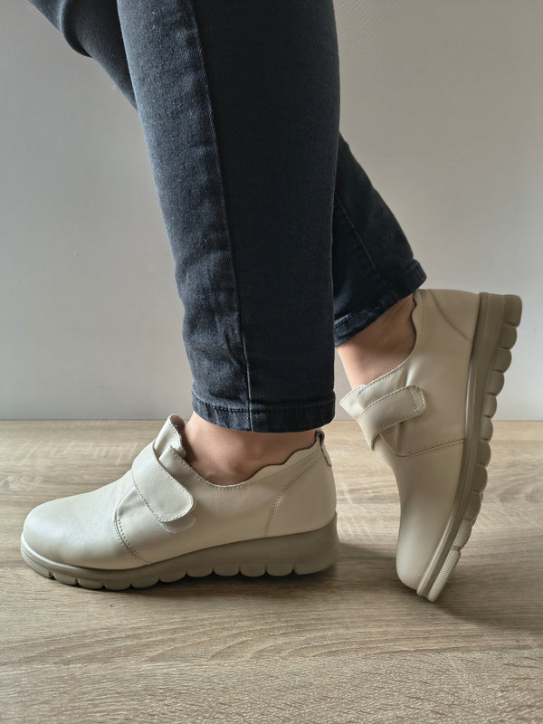 PANTOFI CASUAL DAMA FORMAZIONE 251074 CREM - imagine 3
