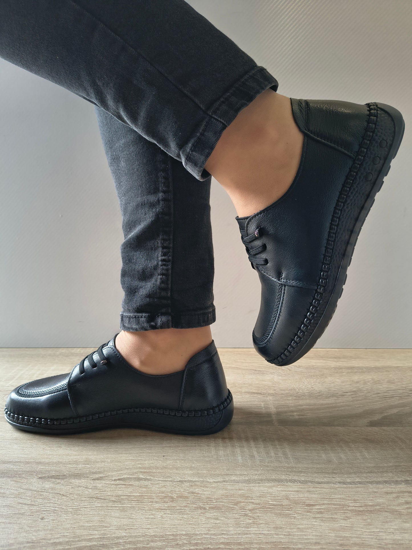 PANTOFI CASUAL DAMA FORMAZIONE KM327 NEGRU