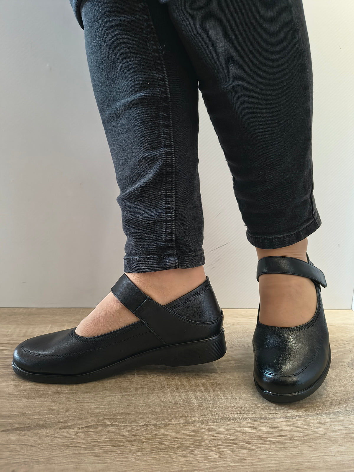 PANTOFI CASUAL DAMA FORMAZIONE 6601 NEGRU - imagine 2