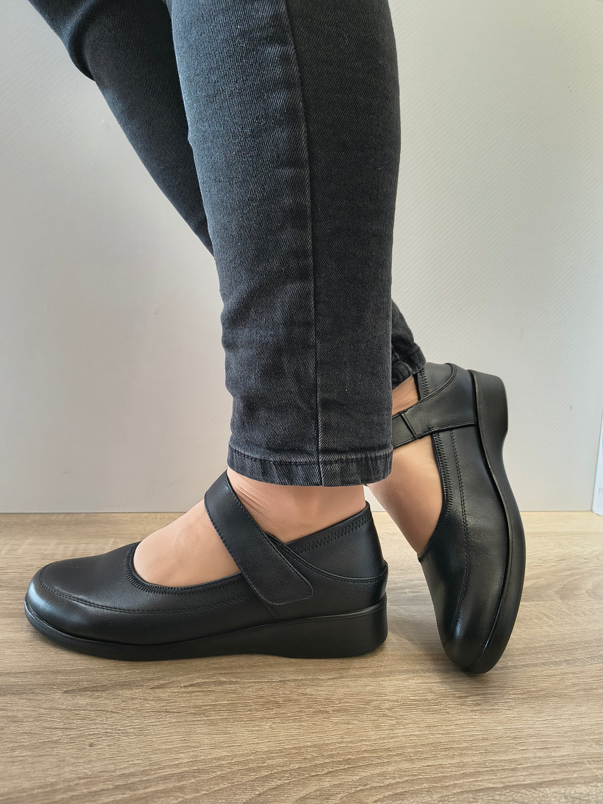 PANTOFI CASUAL DAMA FORMAZIONE 6601 NEGRU - imagine 3
