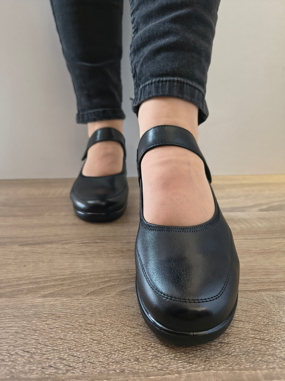 PANTOFI CASUAL DAMA FORMAZIONE 6601 NEGRU - imagine 4