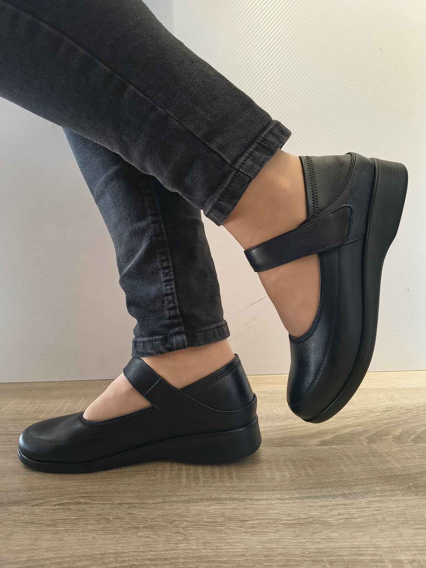 PANTOFI CASUAL DAMA FORMAZIONE 6601 NEGRU