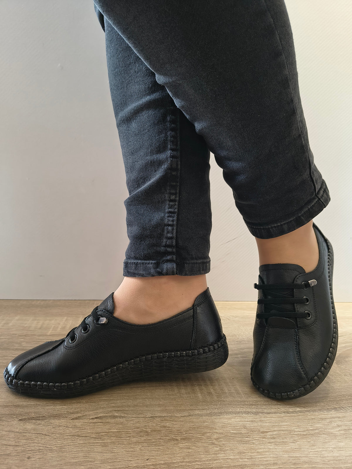 PANTOFI CASUAL DAMA FORMAZIONE 2810 NEGRU - imagine 2
